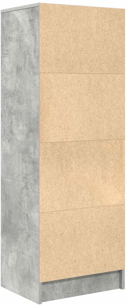 Aukštas spintelė su stalčių Betono pilka 45,5 x 34 x 127 cm