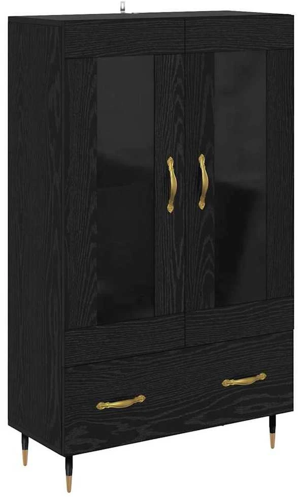 Aukštas spintelė Juodas ąžuolas 69,5 x 31 x 115 cm