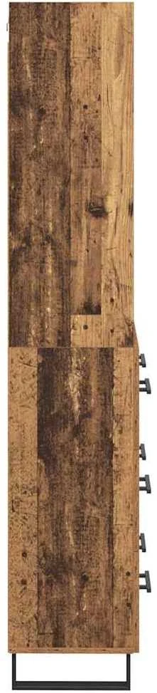 Aukštas spintelė 2 vnt. Senas medis 69,5 x 34 x 180 cm