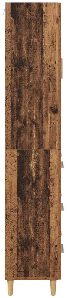 Aukštas spintelė su stalčių Senovinis medis 69,5 x 34 x 180 cm