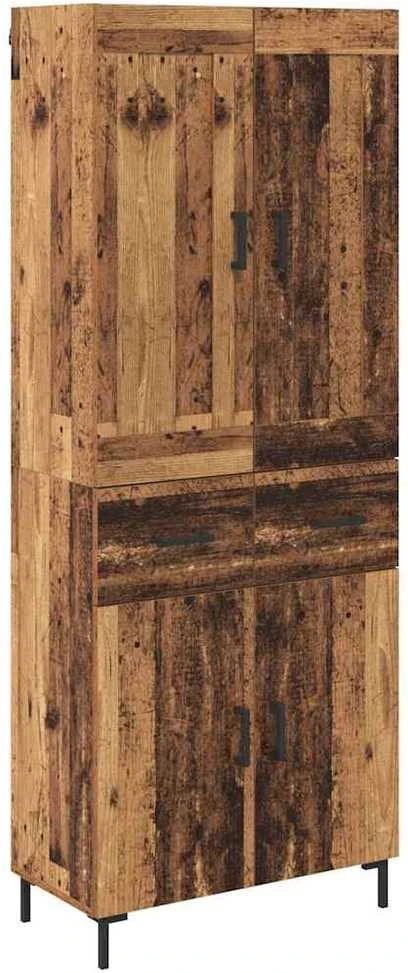 Aukštas spintelė 2 vnt. Senovinis medis 69,5 x 34 x 180 cm