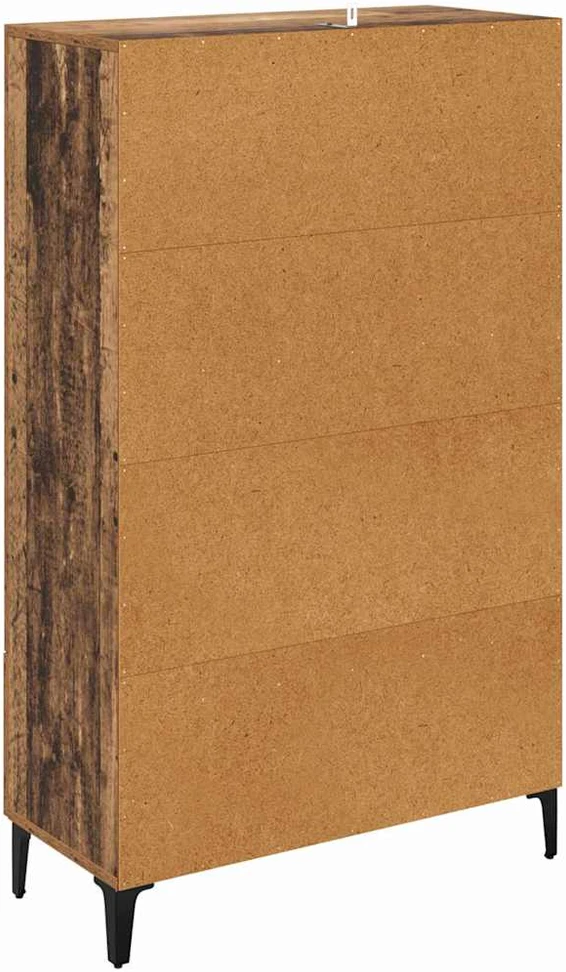 Aukštas spintelė su stalčių Senovinis medis 70 x 31 x 115 cm