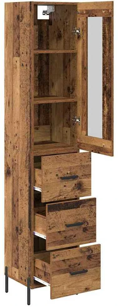 Aukštas spintelė Senovinis medis 34,5 x 34 x 180 cm
