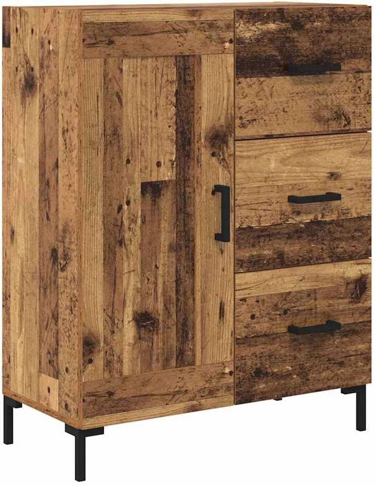 Aukštas spintelė 2 vnt. Senovinis medis 69,5 x 34 x 180 cm