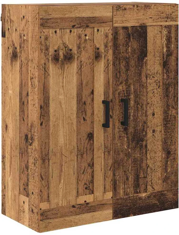 Aukštas spintelė 2 vnt. Senovinis medis 69,5 x 34 x 180 cm