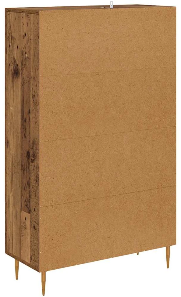 Aukštas spintelė su stalčių Senovinis medis 69,5 x 31 x 115 cm