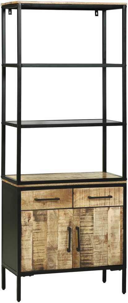 Aukštas spintelė Ruda 70 x 35 x 180 cm Kietas mango medis
