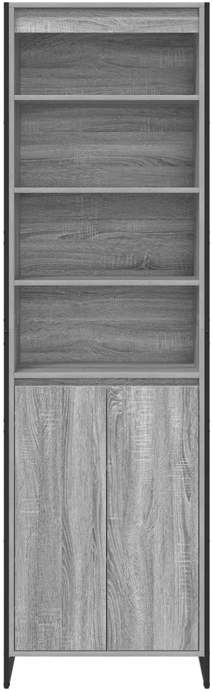 Aukšti spintelės Pilkas Sonoma 60 x 36 x 200 cm