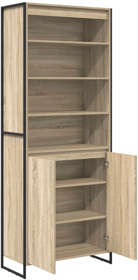 Aukšti spintelės Sonoma 79 x 36 x 200 cm Apdirbta mediena