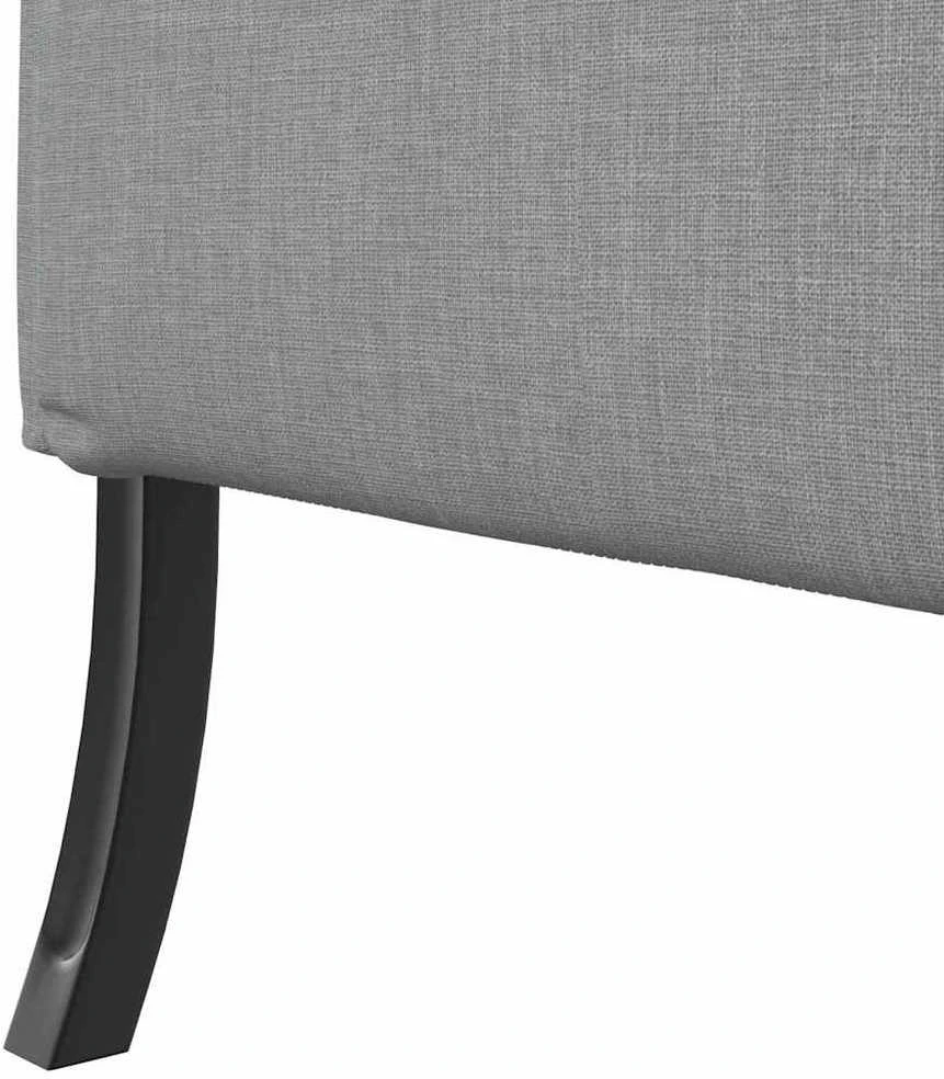 Aukštos nugaros sofa 101cm Šviesiai pilka audinys