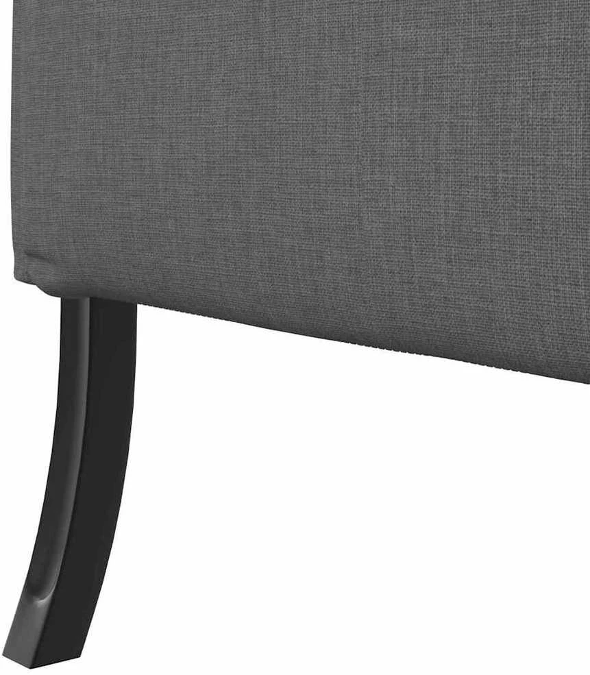 Aukštos nugaros sofa 101cm Tamsiai pilka audinys