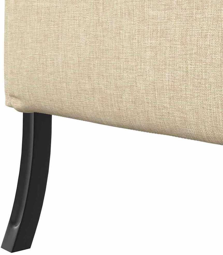 Aukštos nugaros sofa 101cm Kreminė audinys