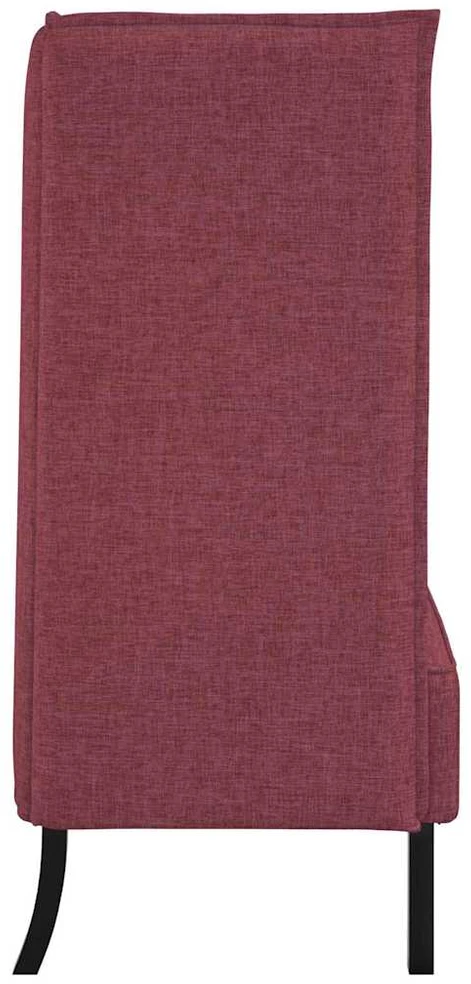 Aukštos nugaros sofa 101cm Vyno raudonumo audinys