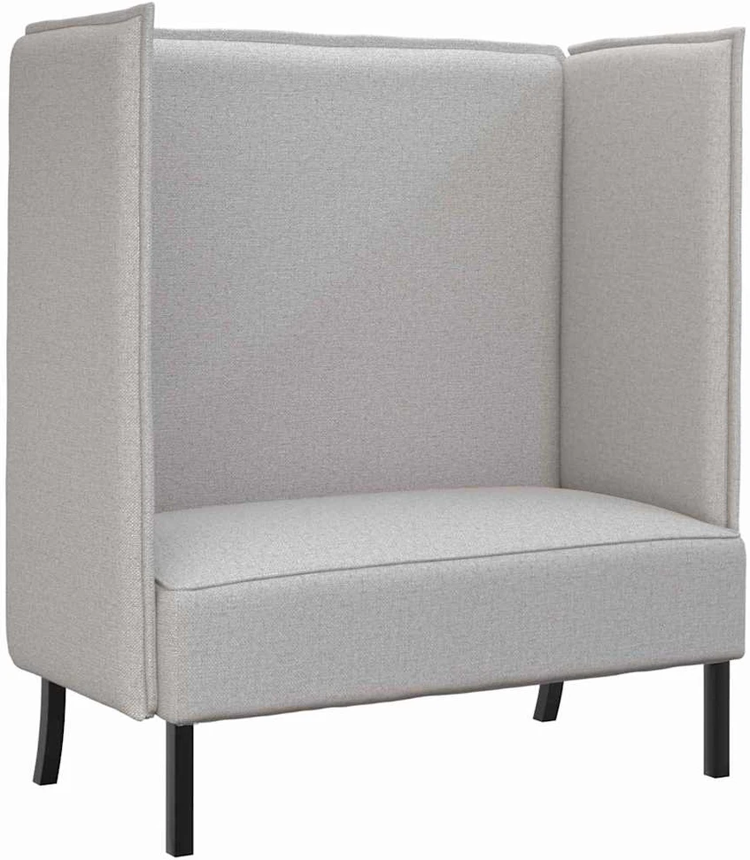 Aukštos nugaros sofa Debesų pilka 109 x 56 x 121 cm audinys