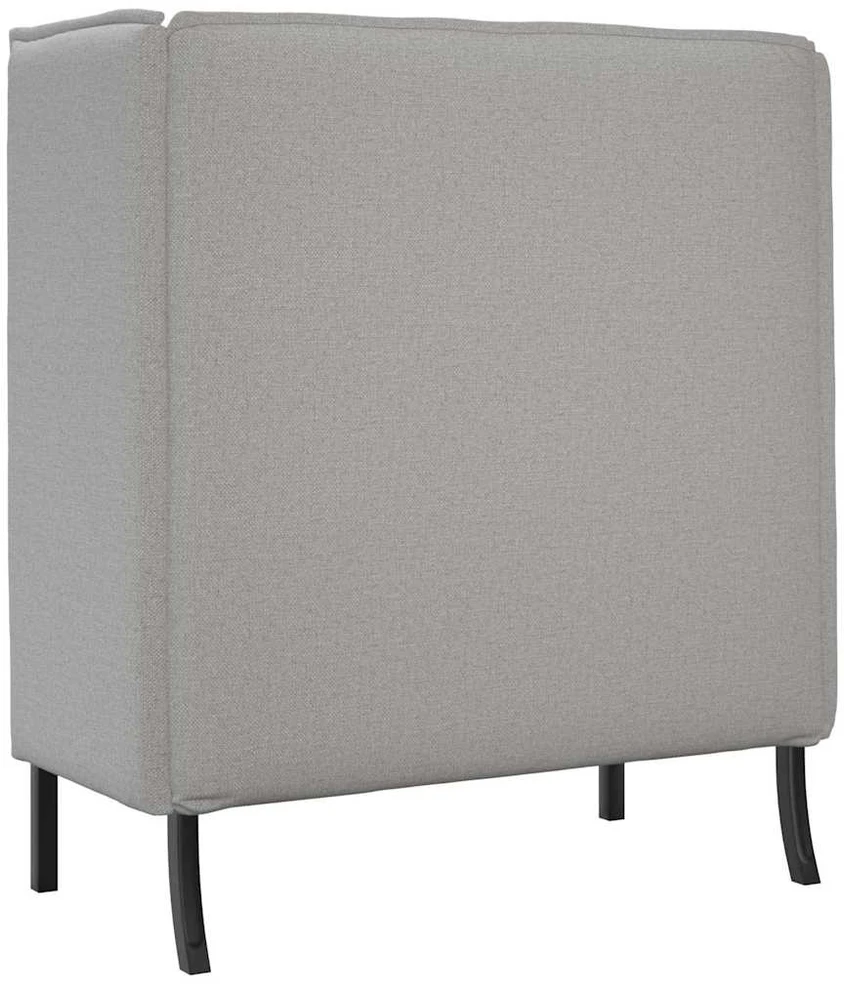 Aukštos nugaros sofa Debesų pilka 109 x 56 x 121 cm audinys
