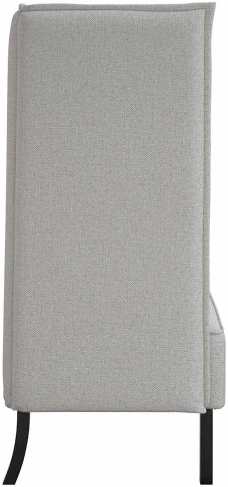 Aukštos nugaros sofa Debesų pilka 109 x 56 x 121 cm audinys