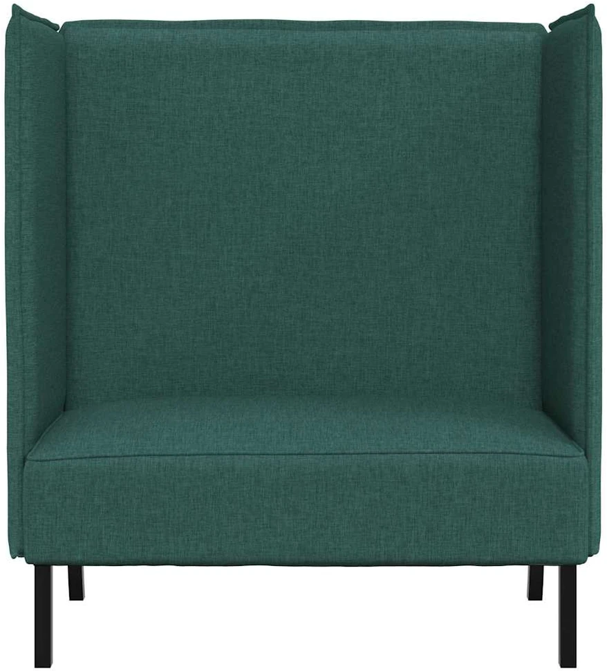 Aukštos nugaros sofa Tamsiai žalia 109 x 56 x 121 cm audinys