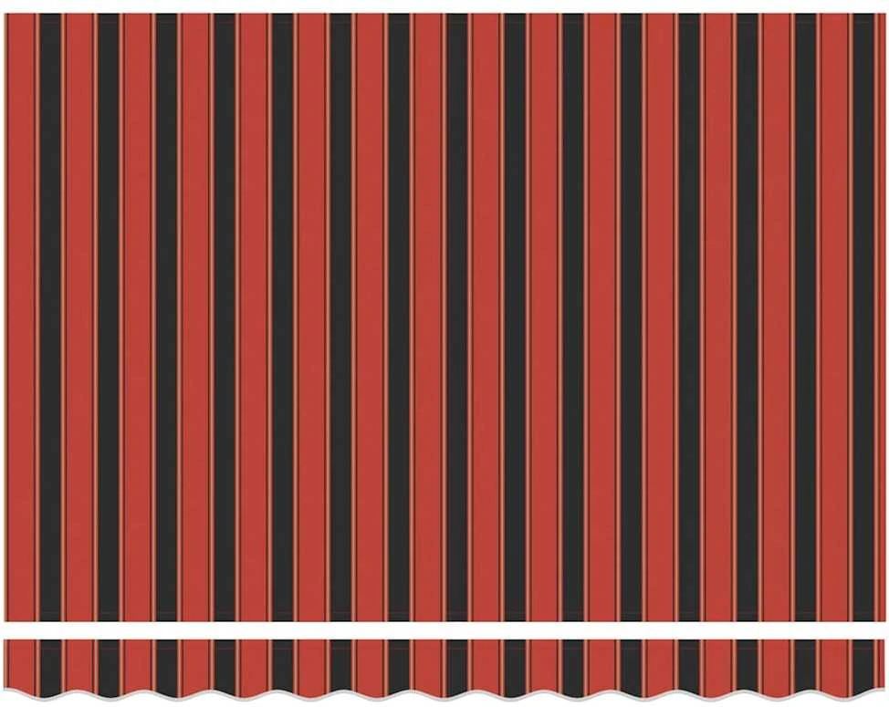 Ištraukiama markizė Raudona ir Juoda 350 x 250 x 165 cm