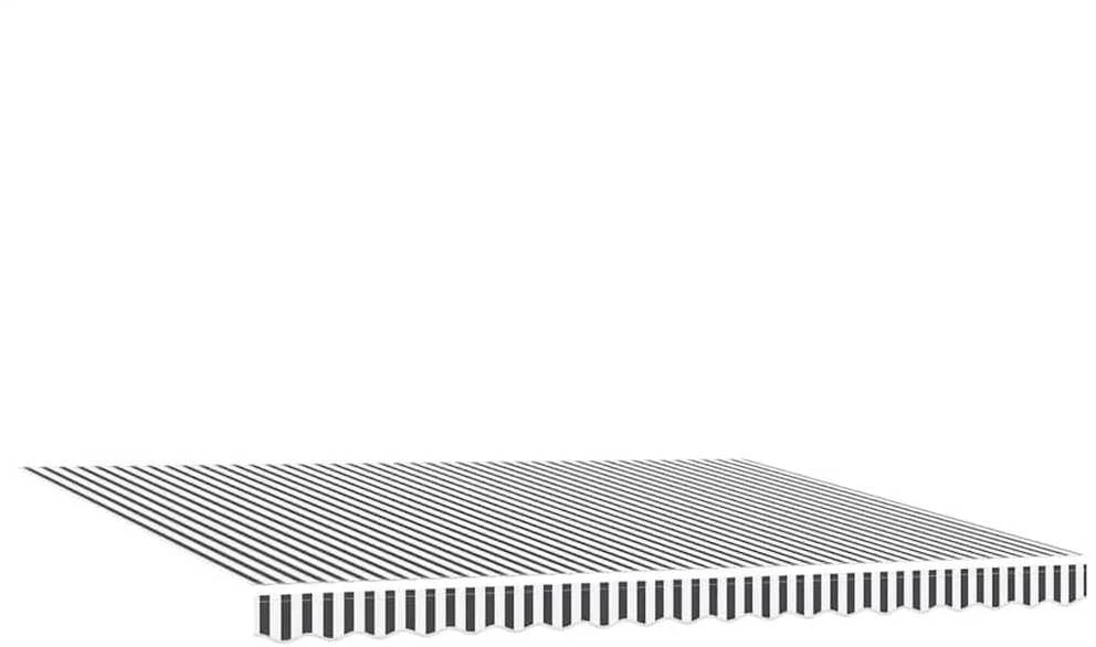 Automatinė ištraukiama markizė, antracito ir balta, 450x300cm