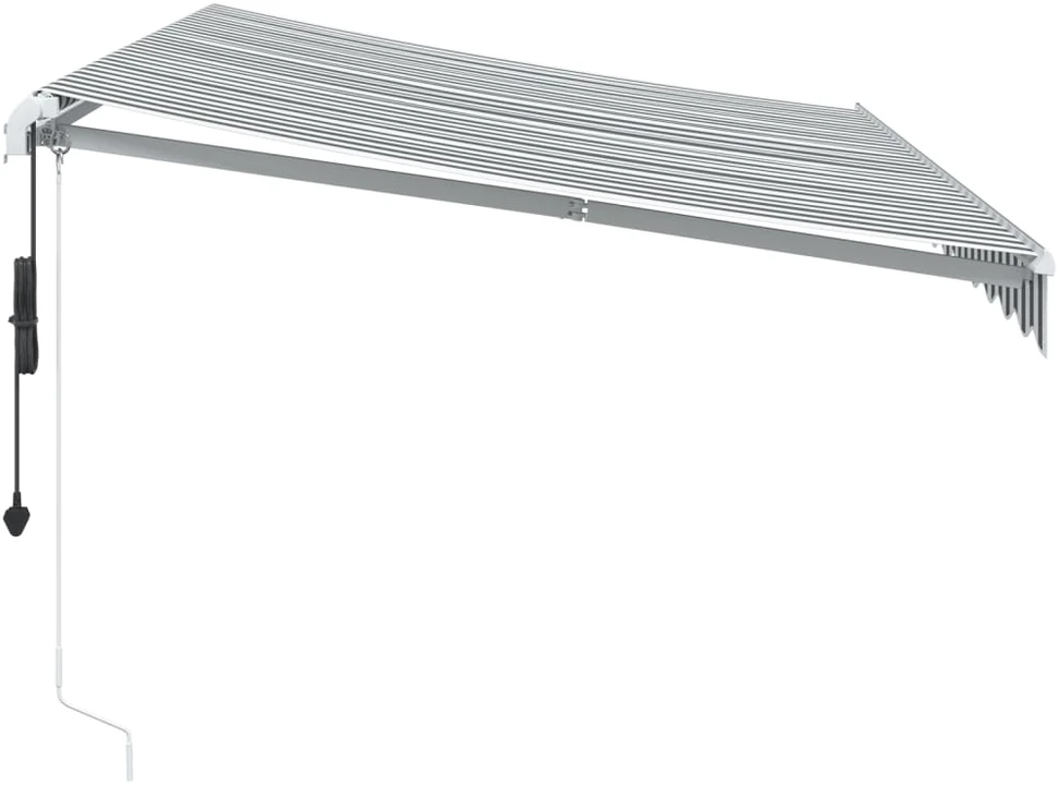 Automatinė ištraukiama markizė, antracito ir balta, 350x250cm