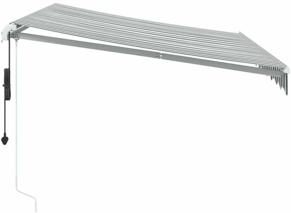 Automatinė ištraukiama markizė, antracito ir balta, 300x250cm