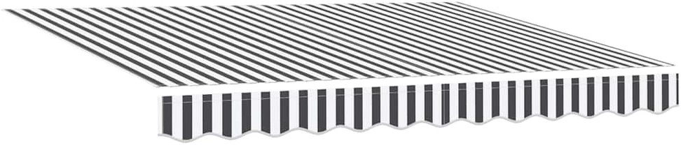 Ištraukiama markizė Antracito ir baltos 300 x 250 cm