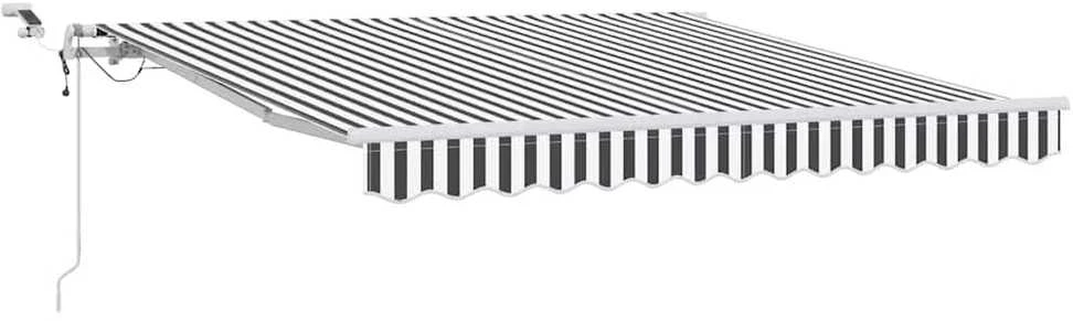 Automatinė ištraukiama markizė, antracito ir balta, 300x250cm