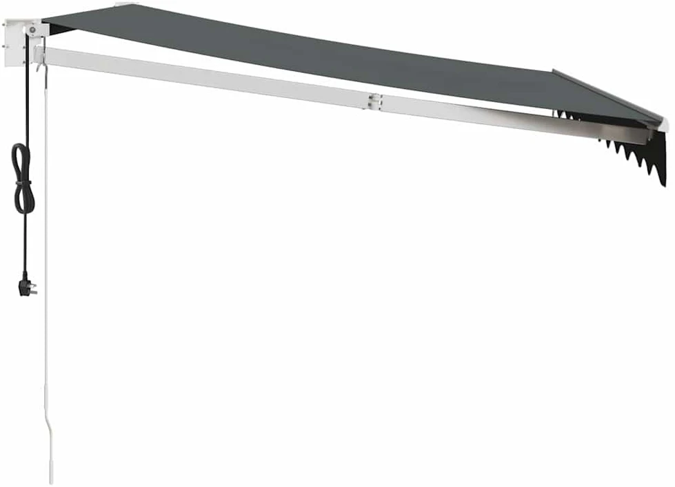 Automatinė ištraukiama markizė, antracito spalvos, 3x2,5m