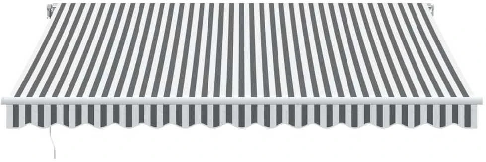 Automatinė ištraukiama markizė, antracito ir balta, 400x350cm