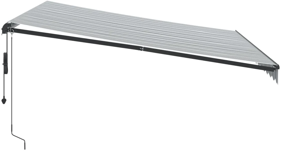 Automatinė ištraukiama markizė, antracito ir balta, 400x350cm