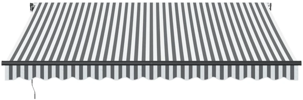 Automatinė ištraukiama markizė, antracito ir balta, 400x350cm