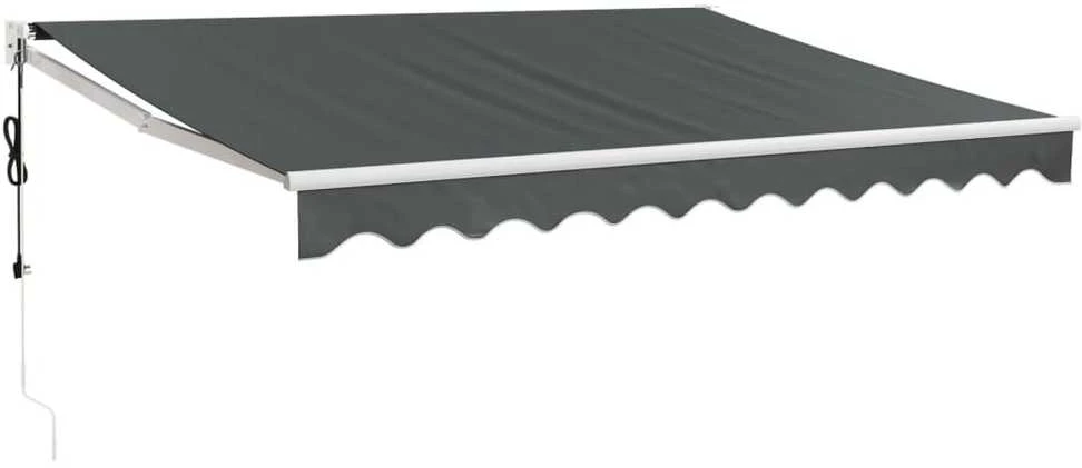 Automatinė ištraukiama markizė, antracito spalvos, 3,5x2,5m