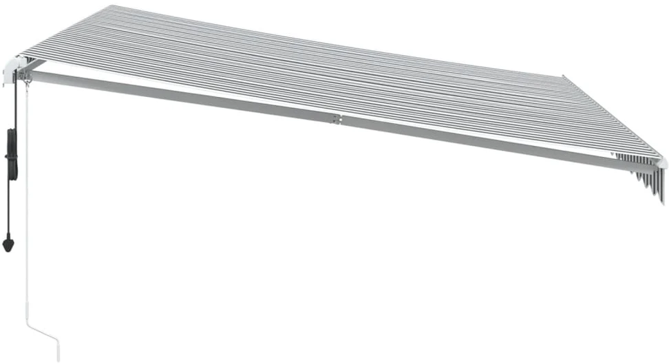 Automatinė ištraukiama markizė, antracito ir balta, 400x350cm