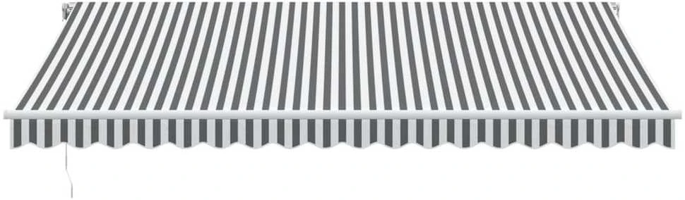 Automatinė ištraukiama markizė, antracito ir balta, 450x350cm