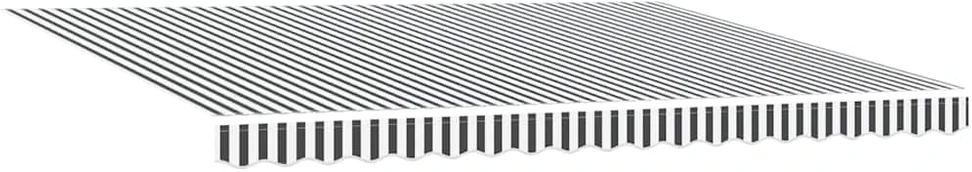Automatinė ištraukiama markizė, antracito ir balta, 450x300cm