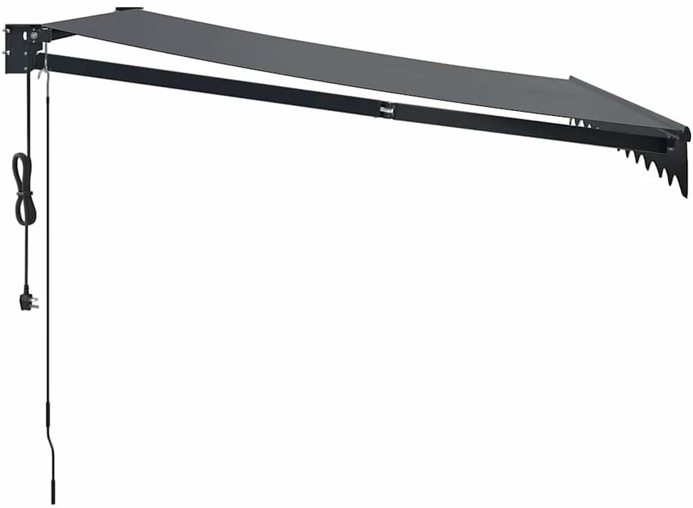Automatinė ištraukiama markizė, antracito spalvos, 3,5x2,5m