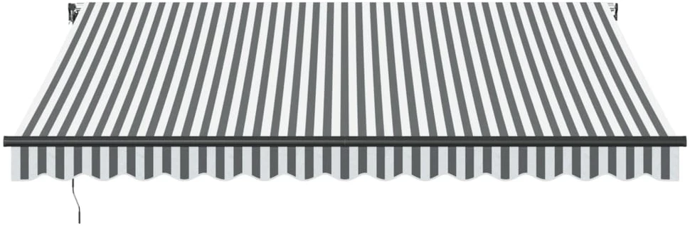 Automatinė ištraukiama markizė, antracito ir balta, 400x350cm