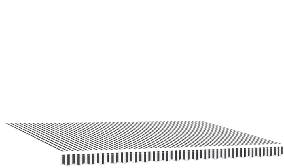 Ištraukiama markizė Antracito ir baltos 500 × 300 cm