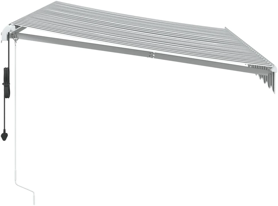 Automatinė ištraukiama markizė, antracito ir balta, 350x250cm