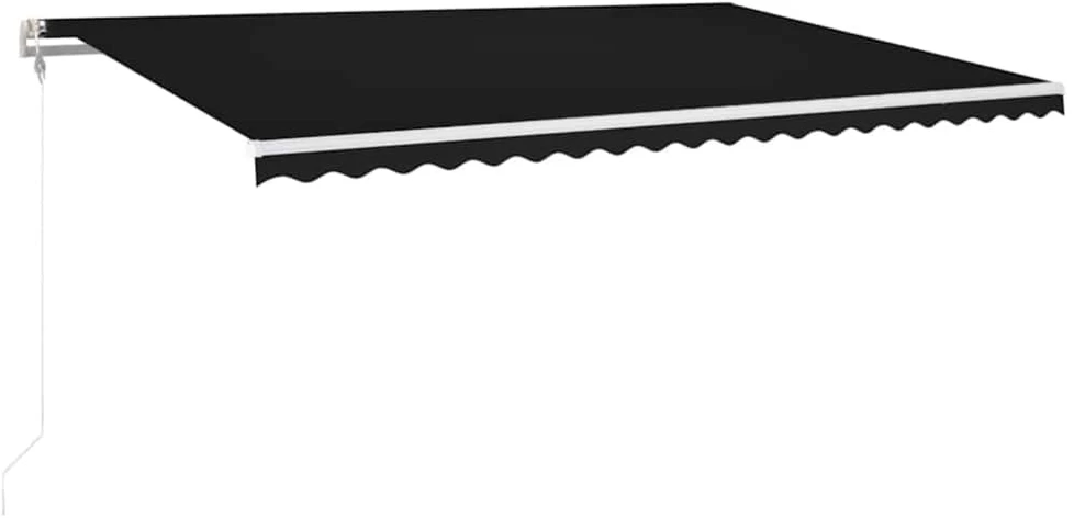 Automatinė ištraukiama markizė, antracito spalvos, 500x350cm