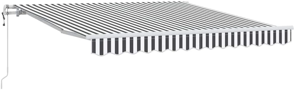 Automatinė ištraukiama markizė, antracito ir balta, 300x250cm