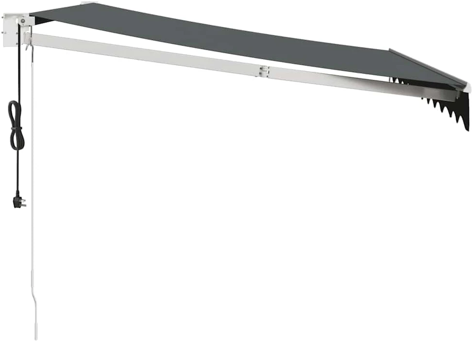 Automatinė ištraukiama markizė, antracito spalvos, 3,5x2,5m