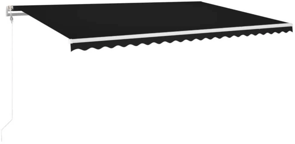 Automatinė ištraukiama markizė, antracito spalvos, 500x350cm