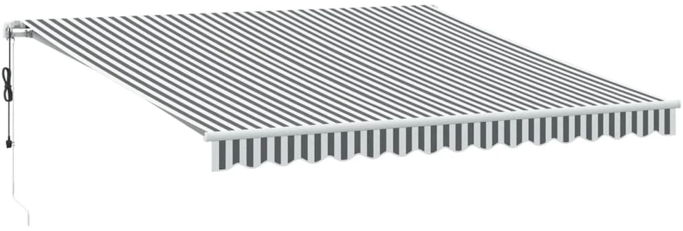 Automatinė ištraukiama markizė, antracito ir balta, 400x350cm