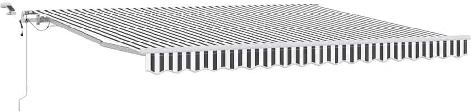 Automatinė ištraukiama markizė, antracito ir balta, 400x300cm
