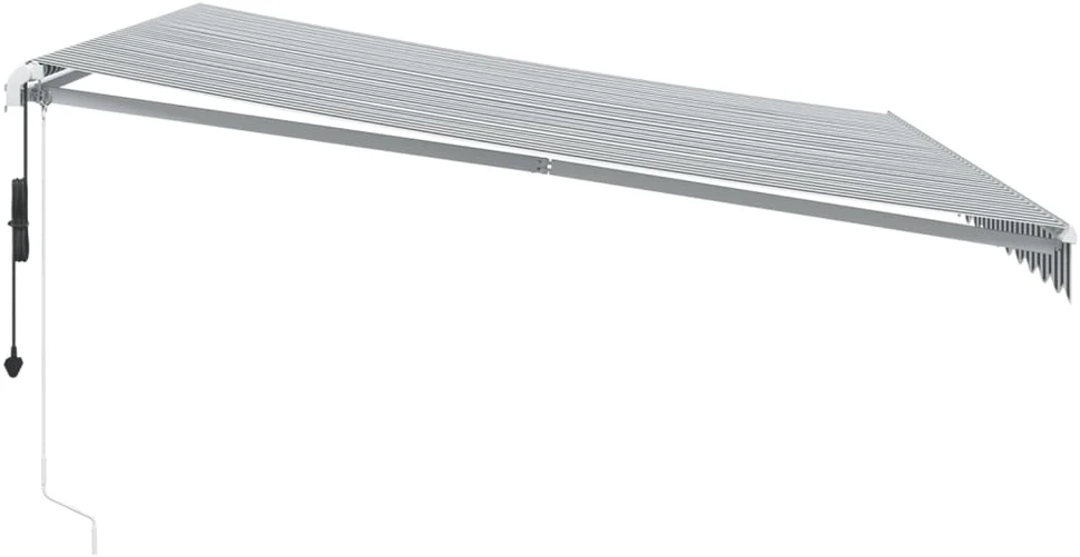 Automatinė ištraukiama markizė, antracito ir balta, 450x350cm