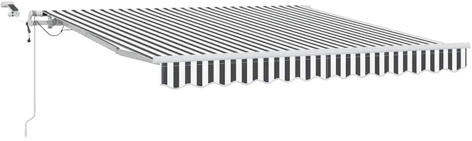 Automatinė ištraukiama markizė, antracito ir balta, 300x250cm