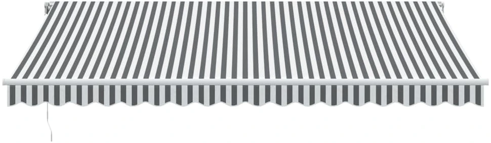 Automatinė ištraukiama markizė, antracito ir balta, 450x350cm