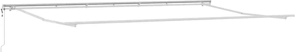 Automatinė ištraukiama markizė, antracito ir baltos spalvos, 600x300 cm