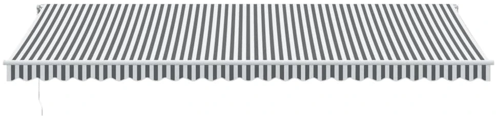 Automatinė ištraukiama markizė, antracito ir balta, 600x350cm